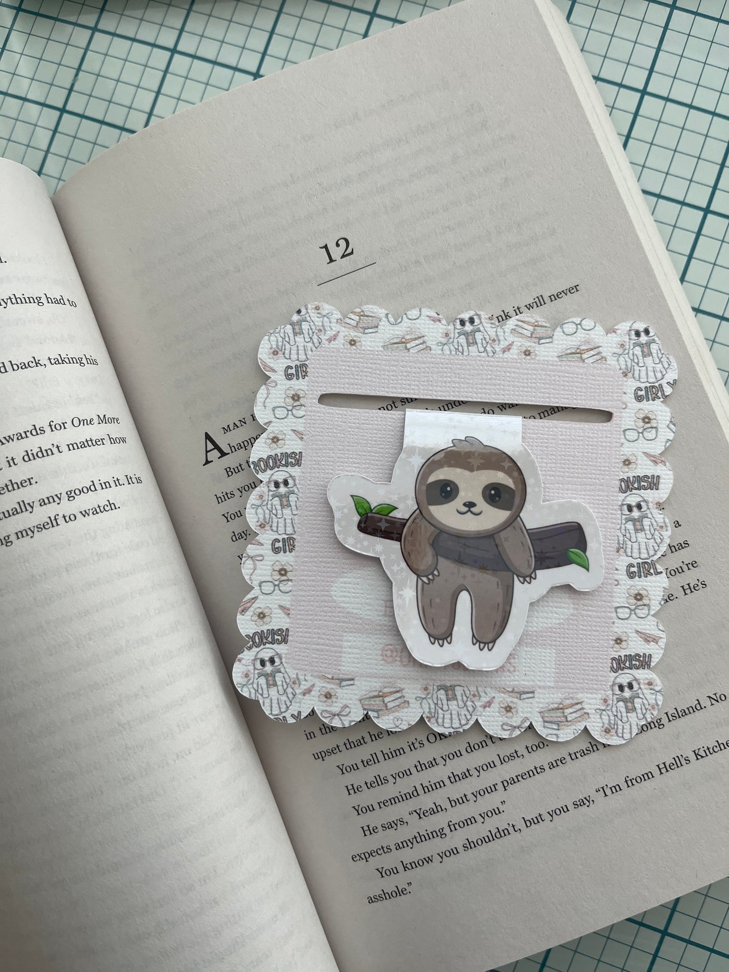 Hanging Sloth Bookmark