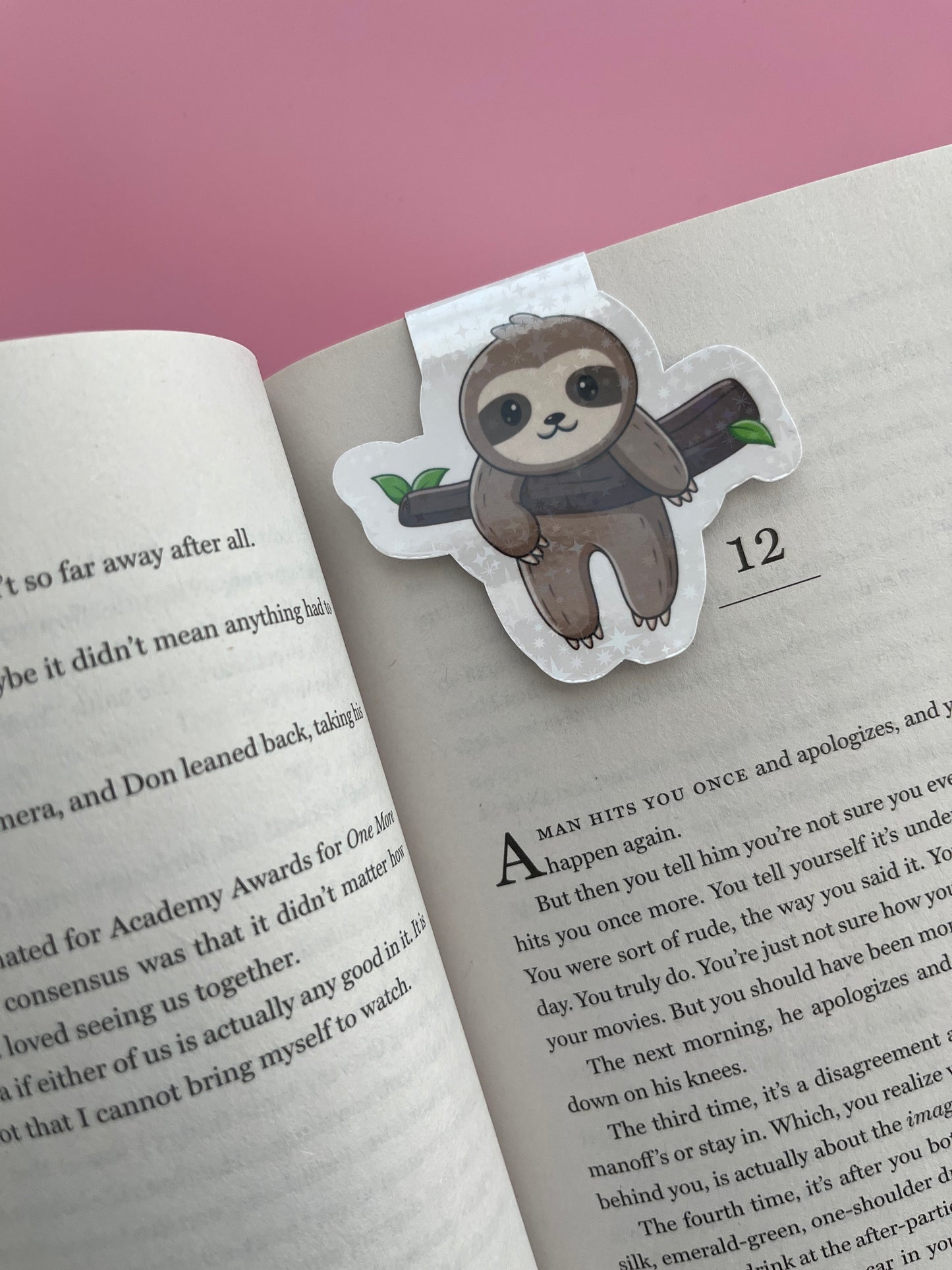 Hanging Sloth Bookmark