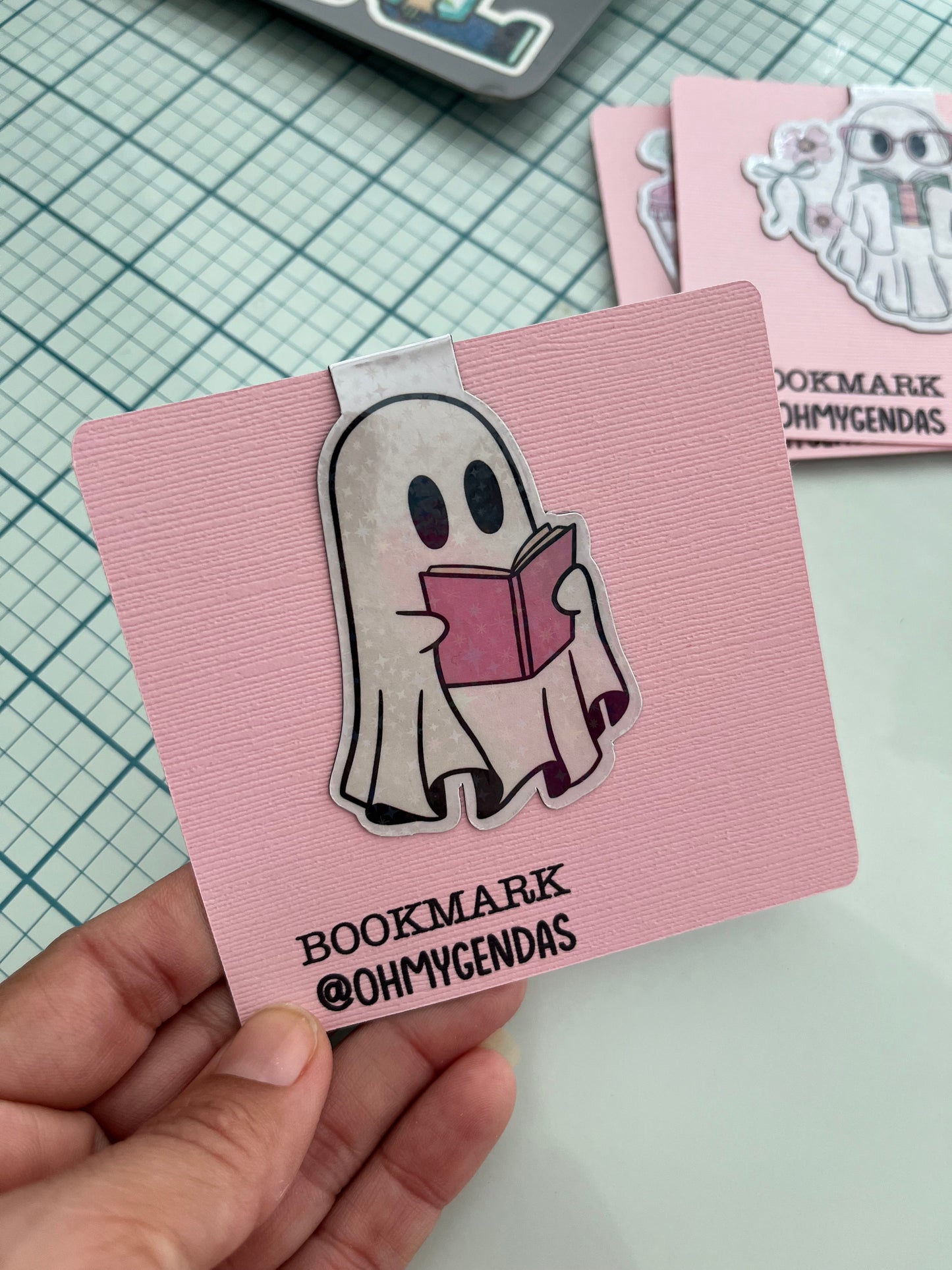 Ghost Magnetic Bookmark